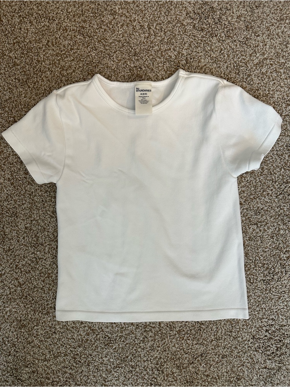 WOMENS White Baby Tee